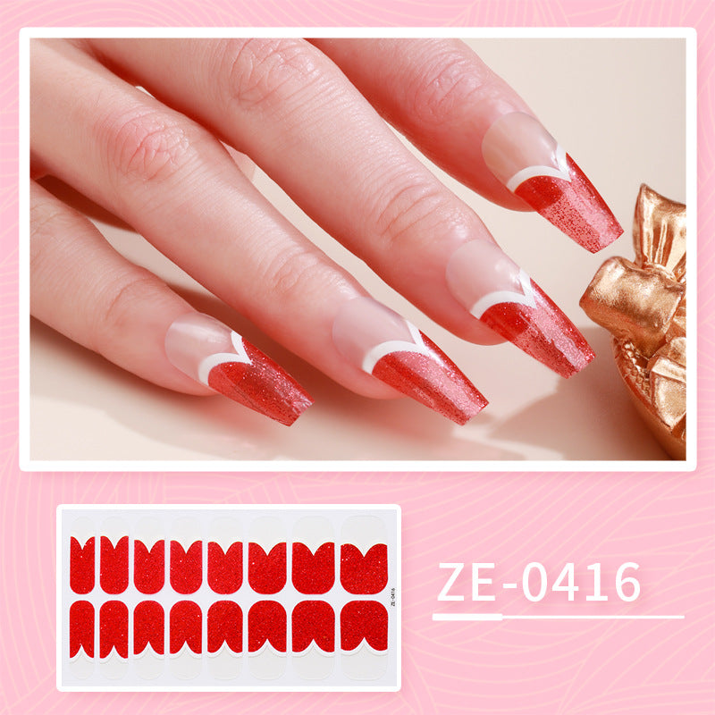 New Ladies Waterproof Manicure Stickers