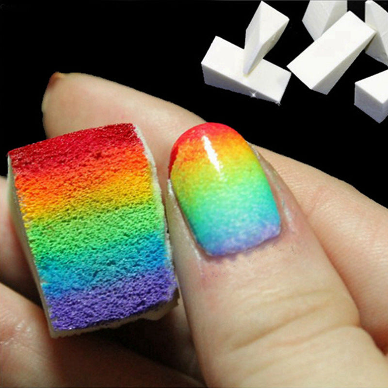 Nail Art Gradient Sponge DIY Creative Star Nail