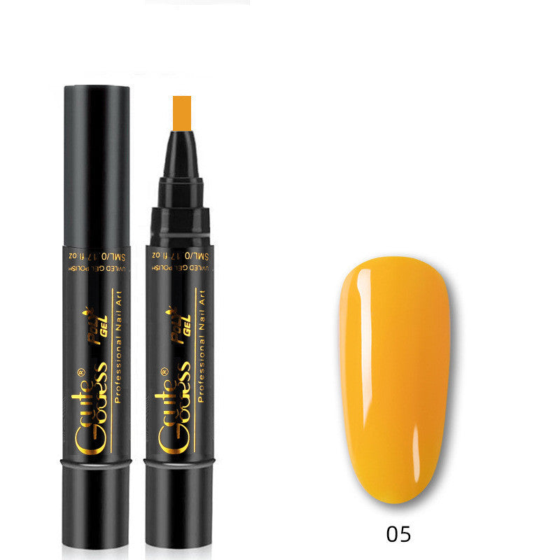 3-in-1 Nail Glue Pen Flash One-step Glue Phototherapy Plastic