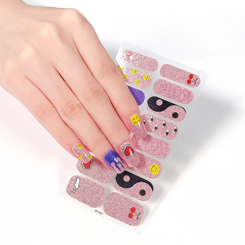 Fashion Christmas Waterproof Manicure Stickers