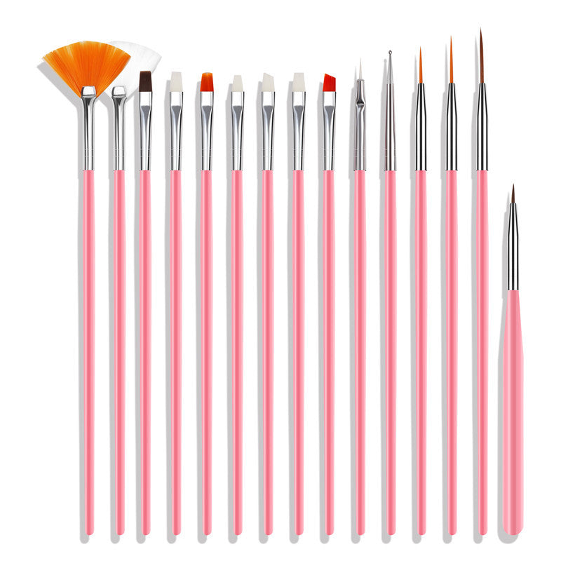 Nail Tool Set 15 Colored Pencil Point Drills