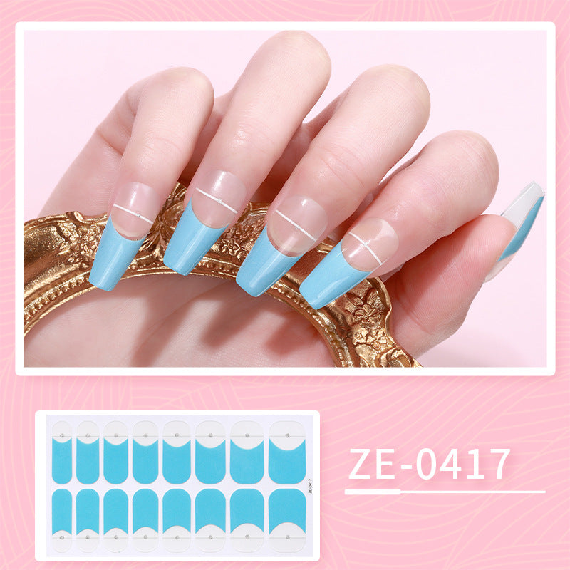 New Ladies Waterproof Manicure Stickers