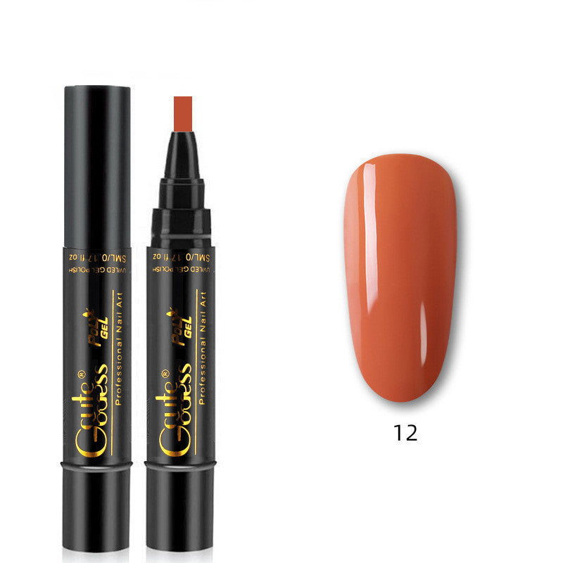 3-in-1 Nail Glue Pen Flash One-step Glue Phototherapy Plastic