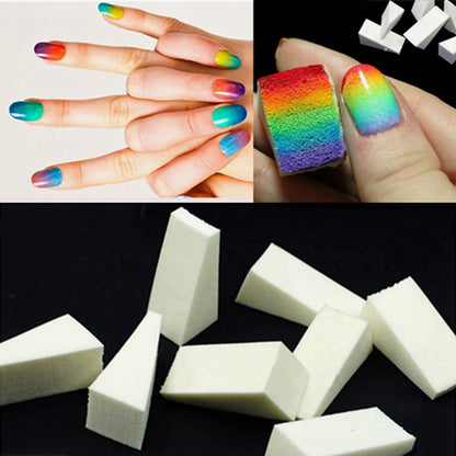 Nail Art Gradient Sponge DIY Creative Star Nail