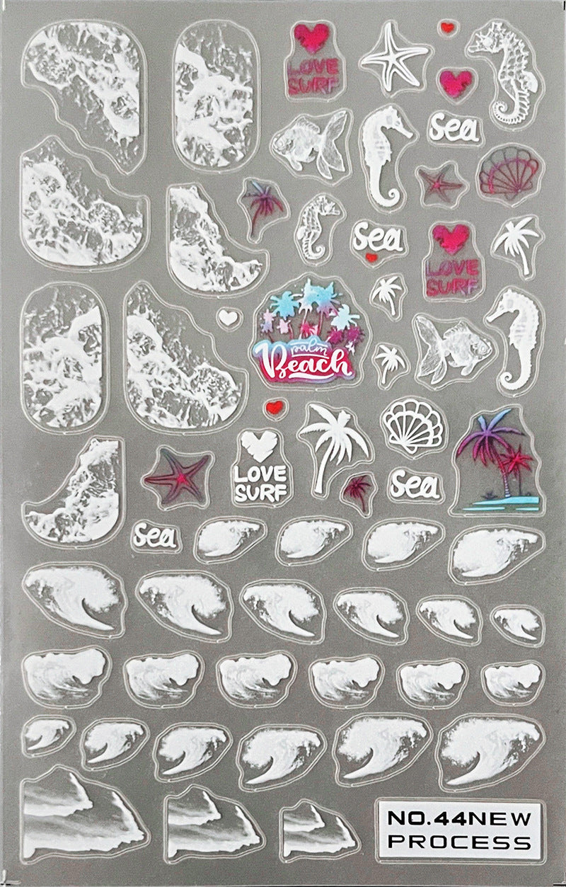 New Craft Thin Tough Frosted Nail Sticker