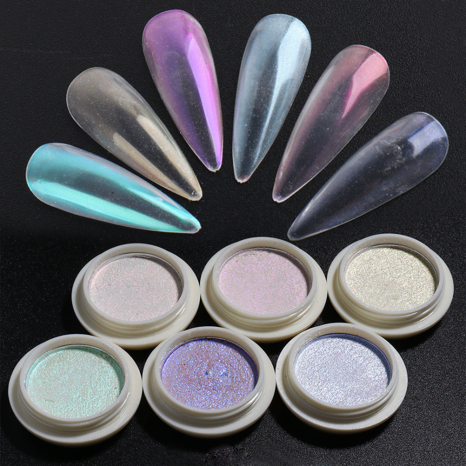 New Nail Beauty Solid State Aurora Powder Suit