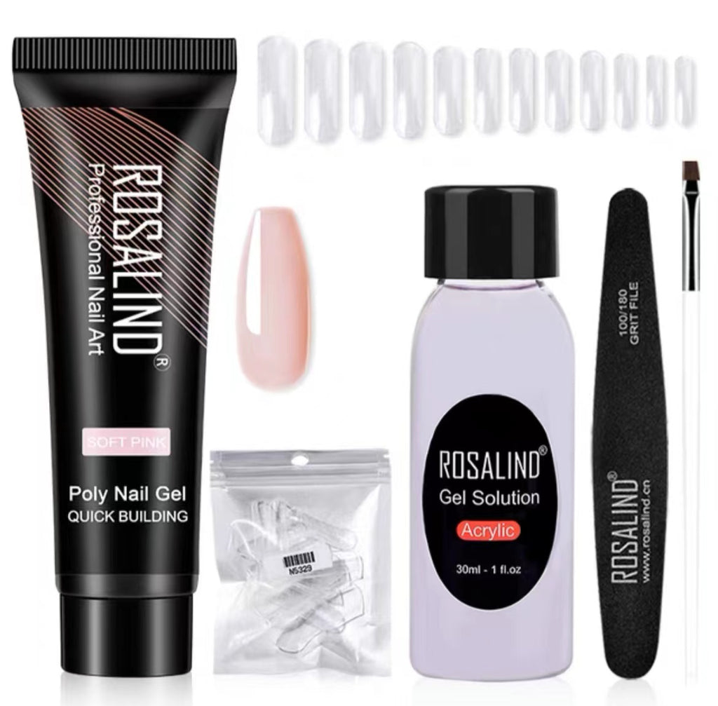 Extension Gel Polish Kit For Manicure Poly Nail Gel Set For