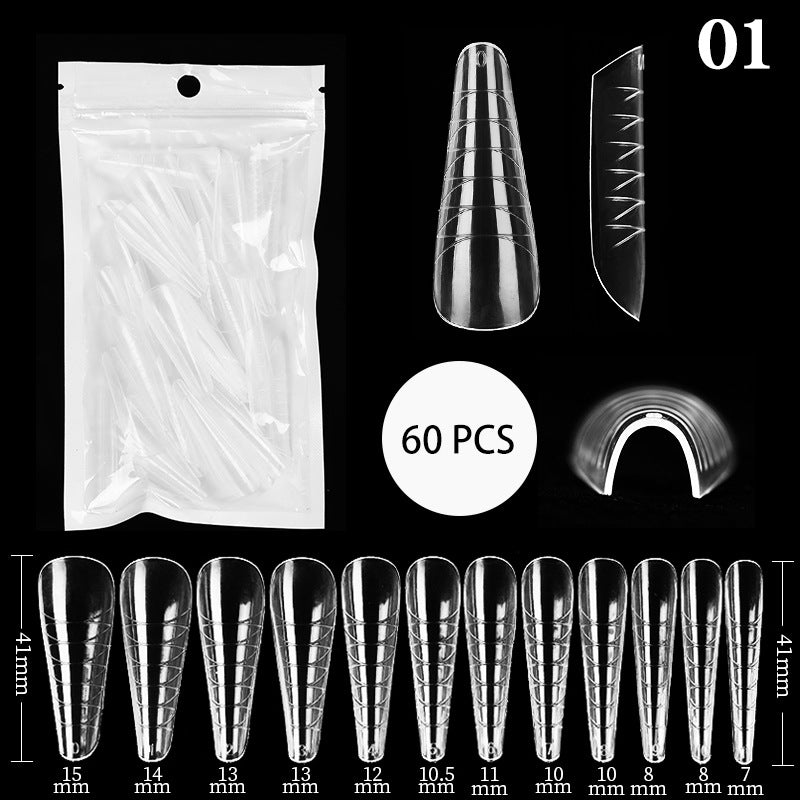 Nail Art Seamless Ultra-thin Transparent Full Sticker Extension Bag