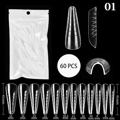 Nail Art Seamless Ultra-thin Transparent Full Sticker Extension Bag