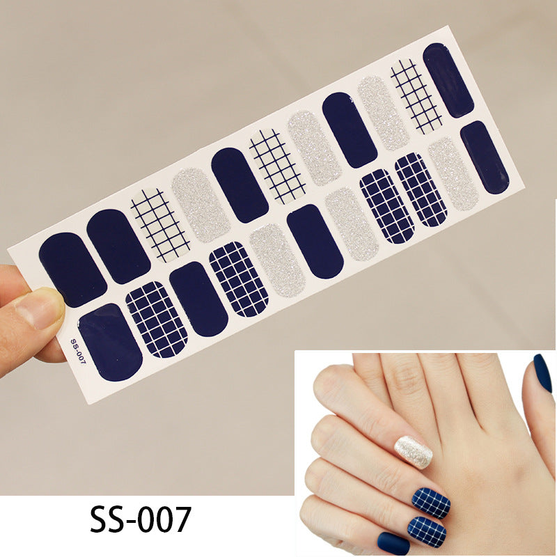 Laser Safe Waterproof Nail Glitter Sticker