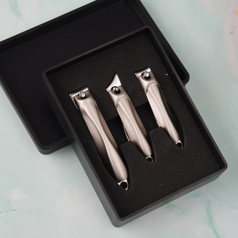 Stainless Steel Nail Clipper Three Piece Set