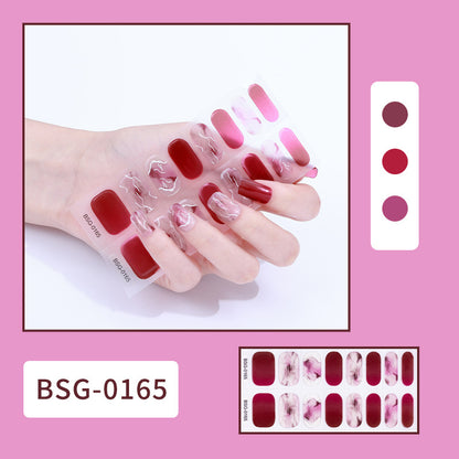 Semi-curing Gel Nail Sticker Gel Beauty