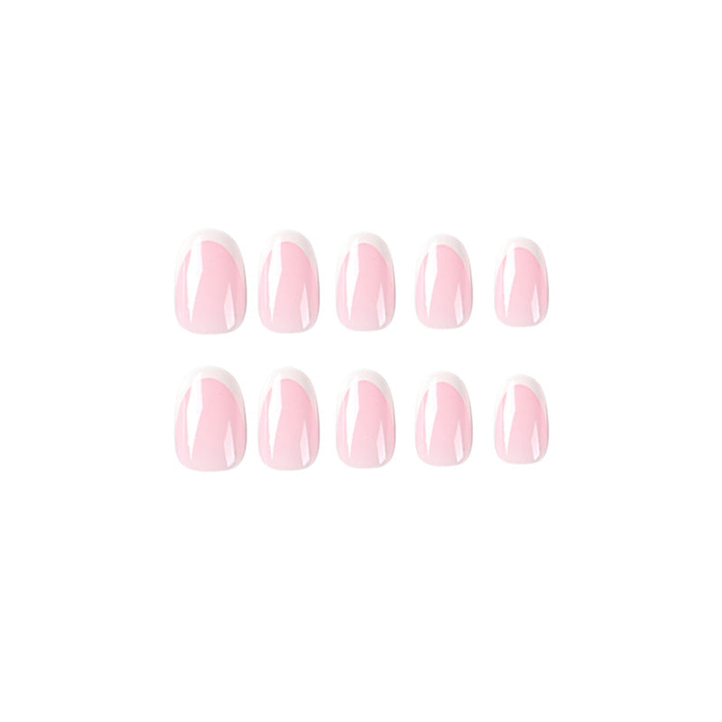 Wear A Nail Piece Simple French White Edge Wear A Nail Stickers
