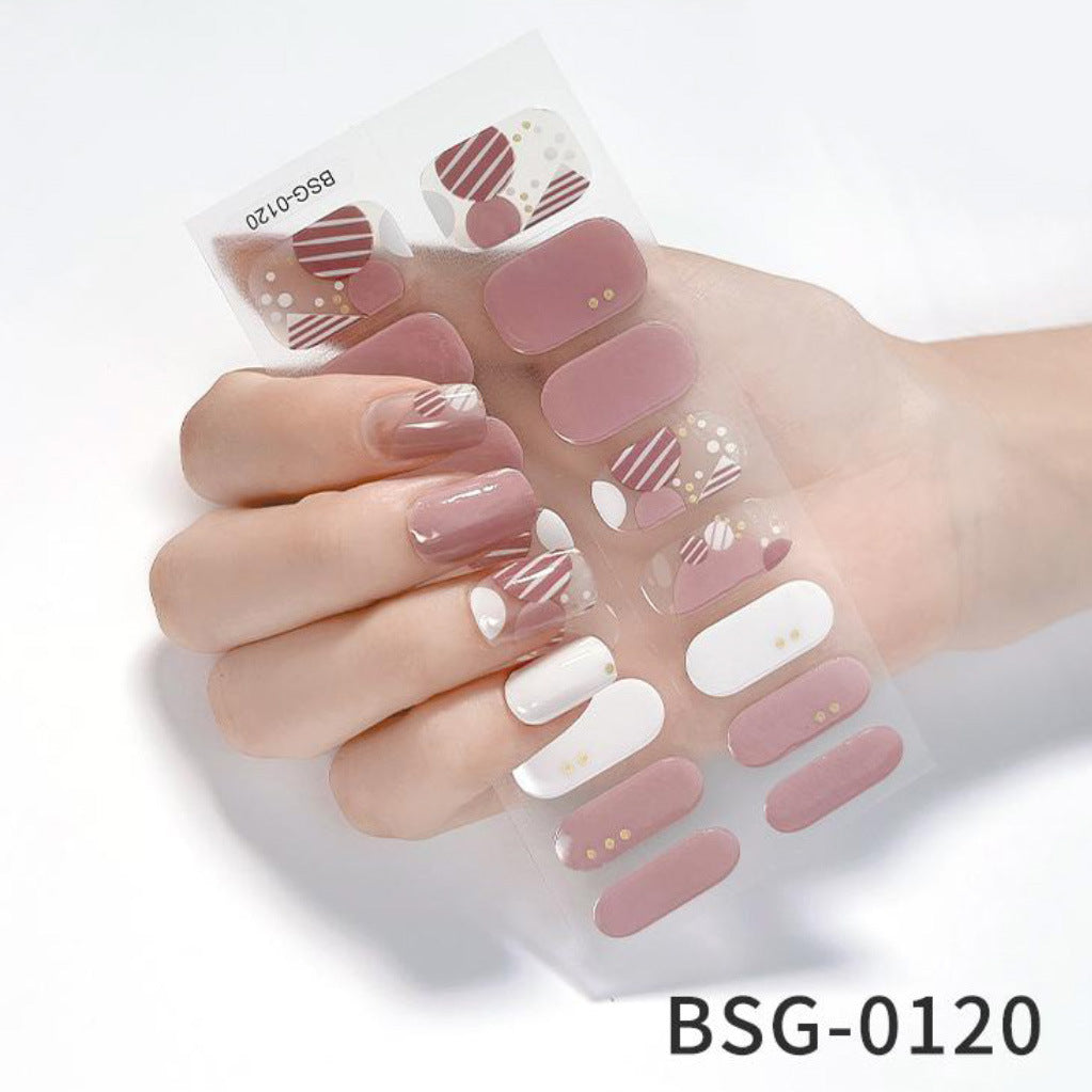 Ice Transparent Phototherapy Nail Gel Patch