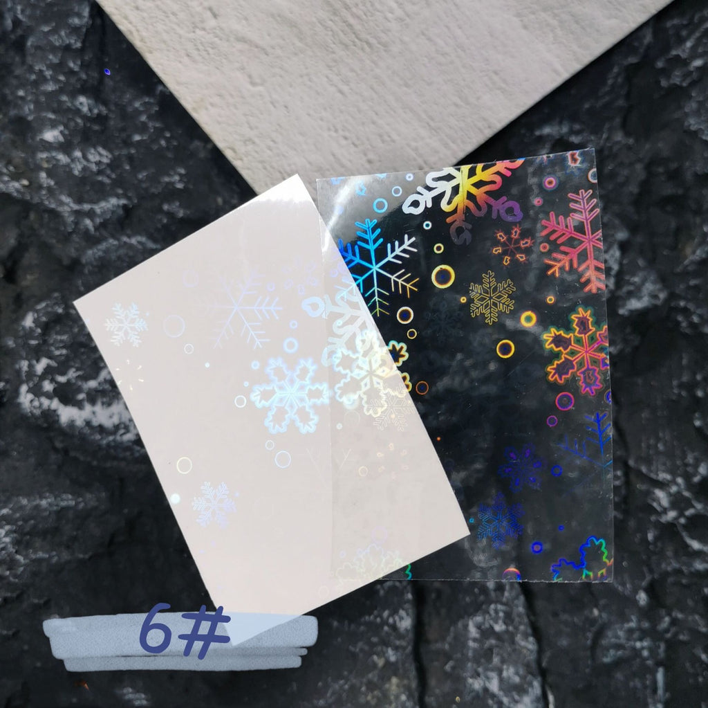 Fashion Simple Nail Art Love Laser Sticker