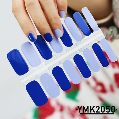 Solid Color Stickers Nail Film