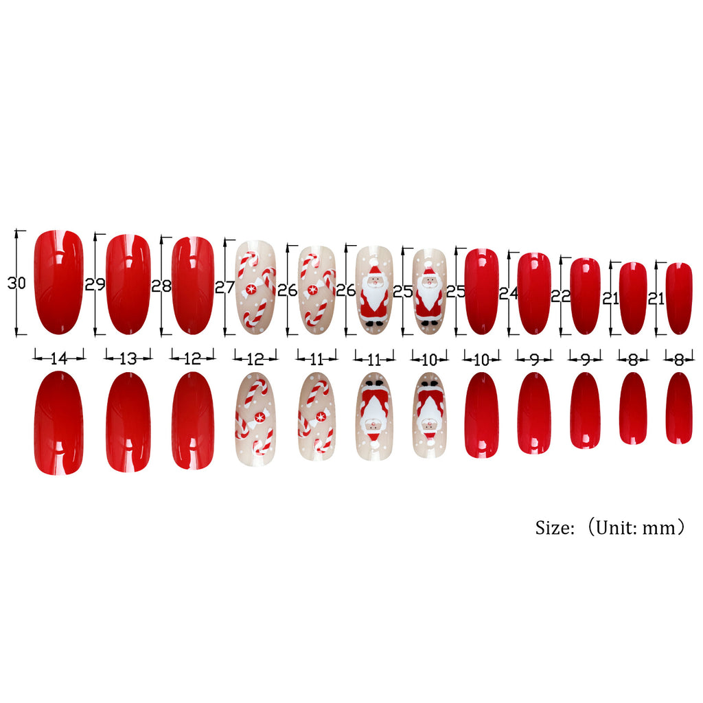 Peach Heart French Wearable Advanced Nail Wearing Nail Plate