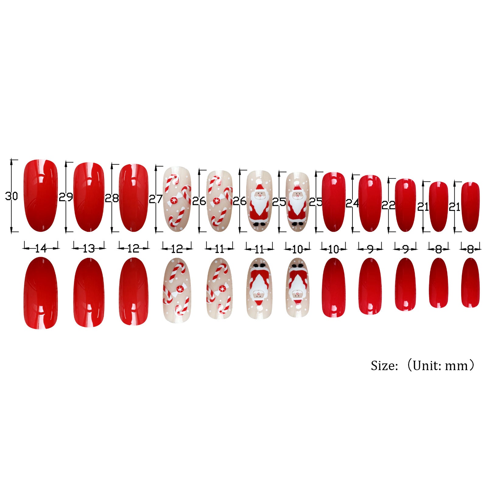 Peach Heart French Wearable Advanced Nail Wearing Nail Plate