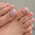 Wear Blue Toenails Cool Eyes  Nail And