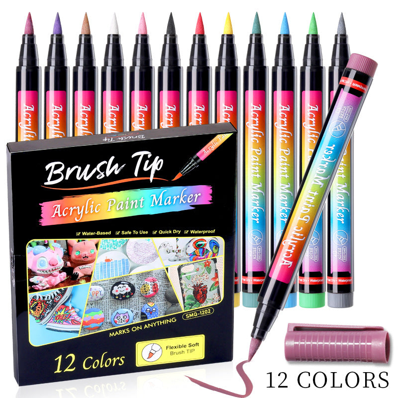 Twelve Color Nail Paint Doodle Pen Color Box