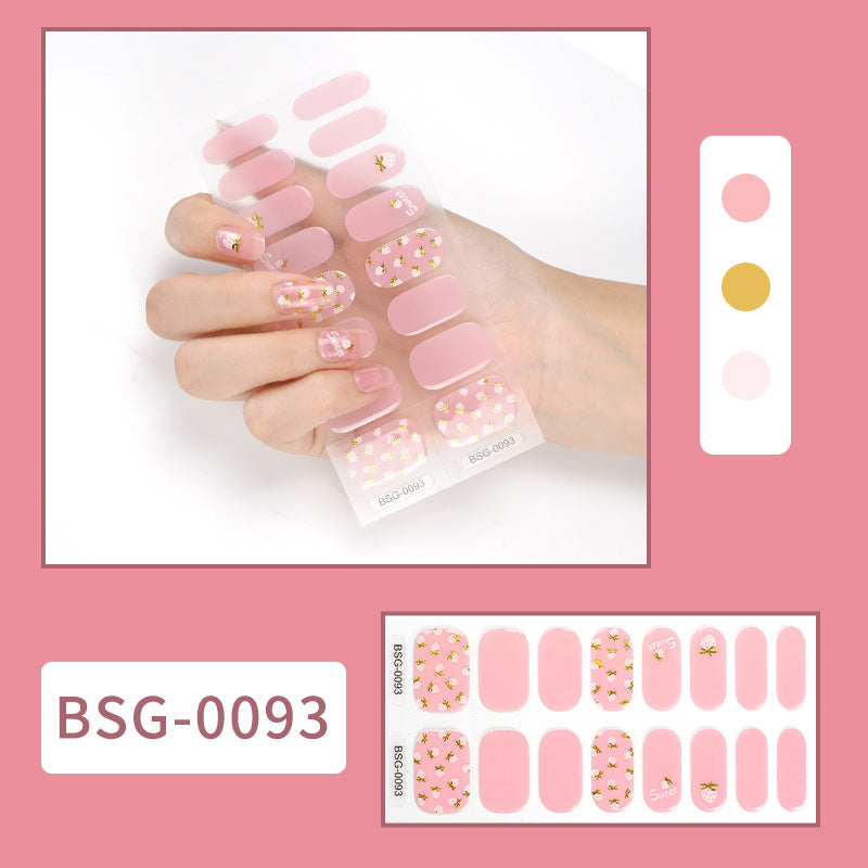 Semi-curing Gel Nail Sticker Gel Beauty