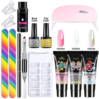 Manicure 13-piece Crystal Extended Glue Set