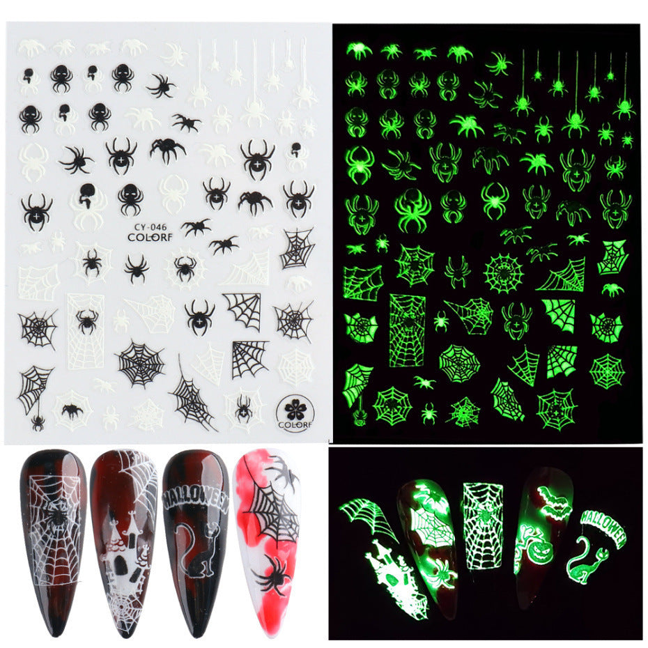 Glow-in-the-dark Nail Nail Adhesive Sticker
