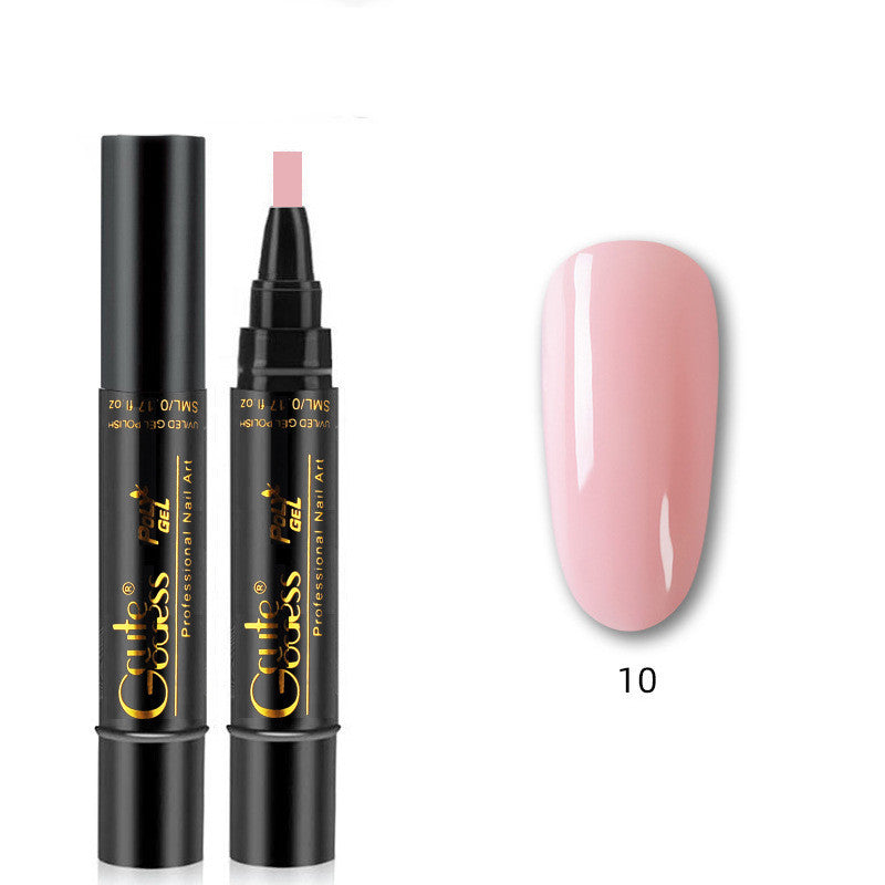 3-in-1 Nail Glue Pen Flash One-step Glue Phototherapy Plastic