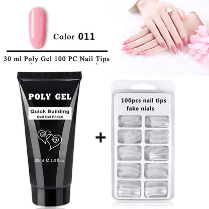 Phototherapy Crystal Extension Glue Plus Nail Mold Set