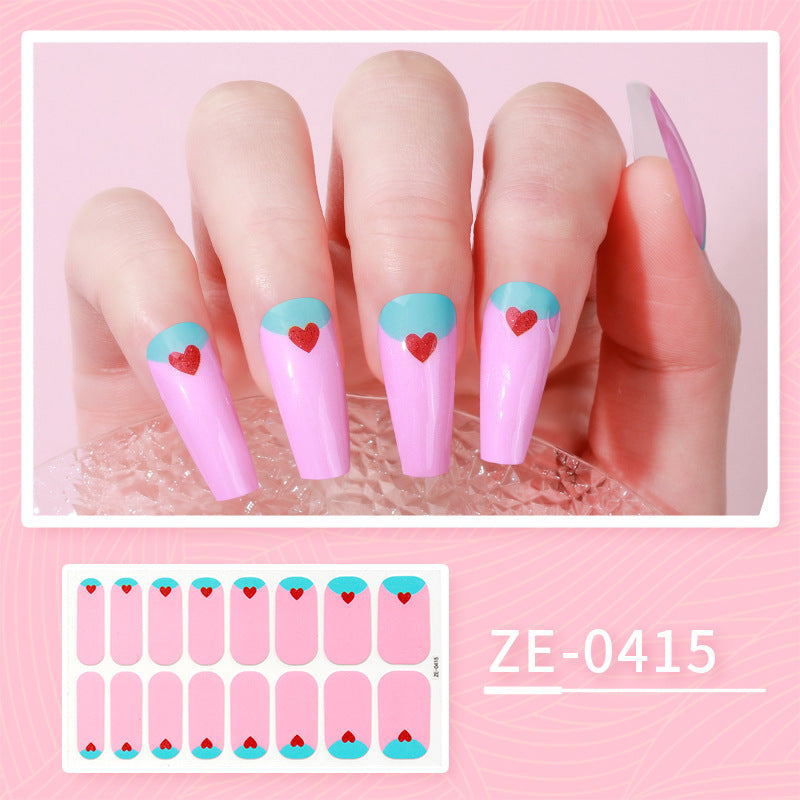 New Ladies Waterproof Manicure Stickers