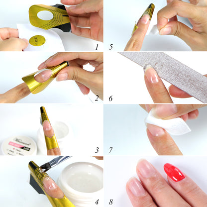 Manicure Horseshoe-shaped Paper Tray