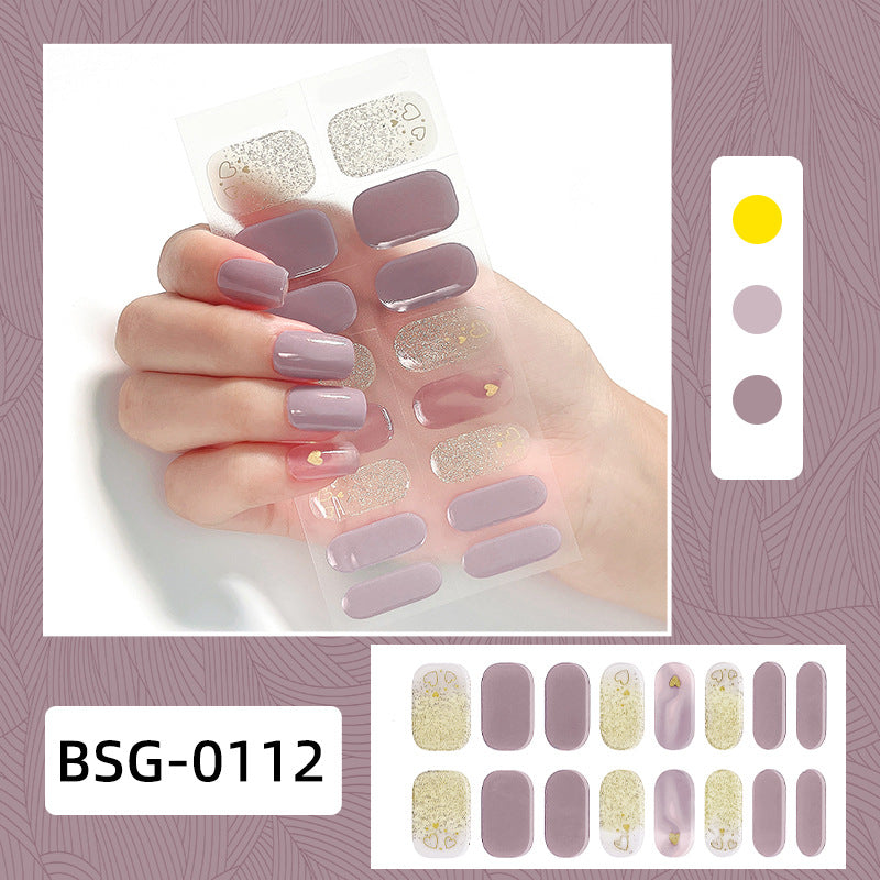 Semi-curing Gel Nail Sticker Gel Beauty