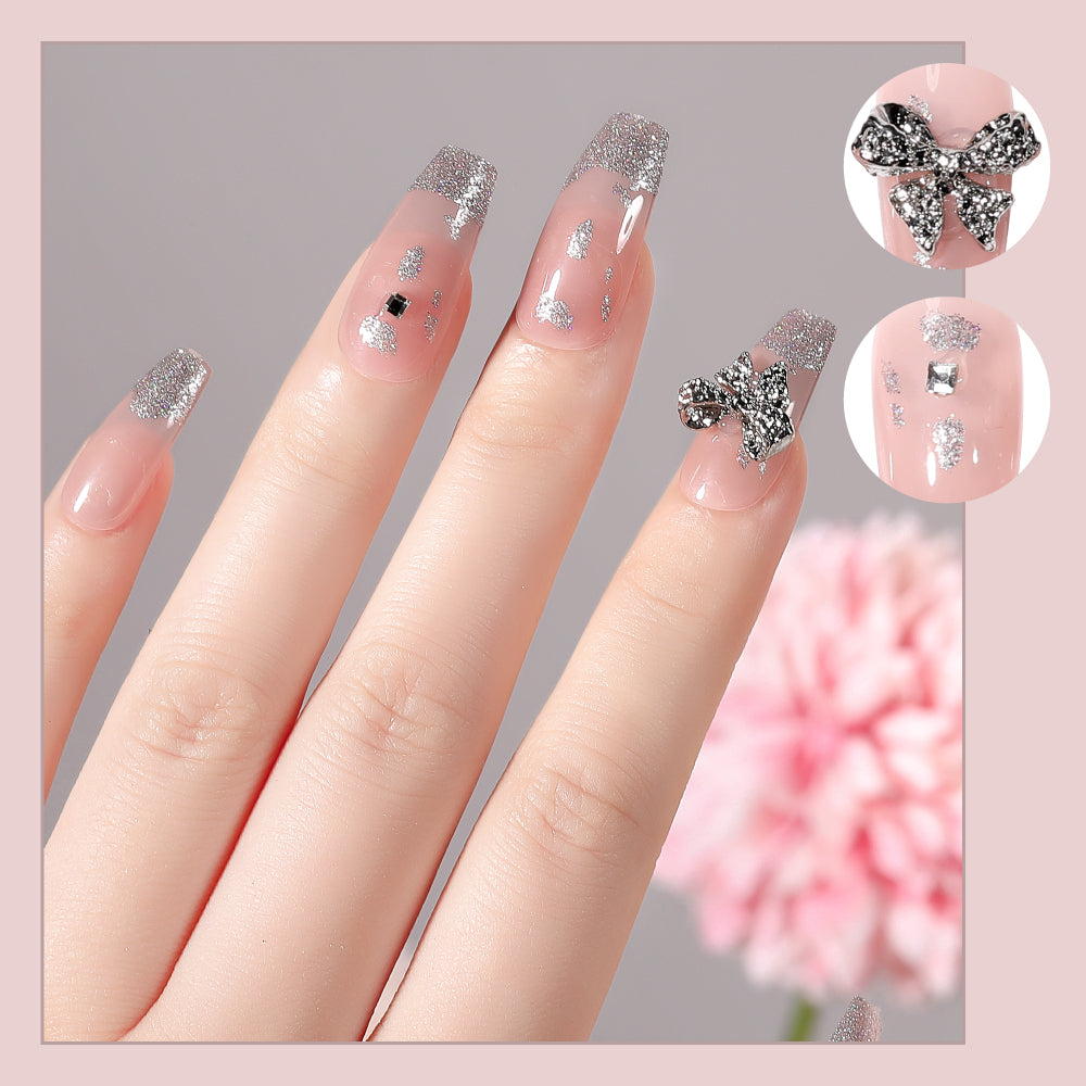 Fake Nail Patches Hand Wearing Art