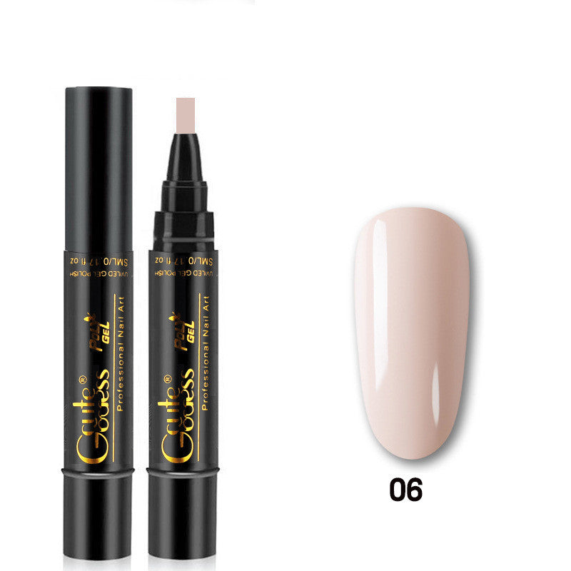 3-in-1 Nail Glue Pen Flash One-step Glue Phototherapy Plastic