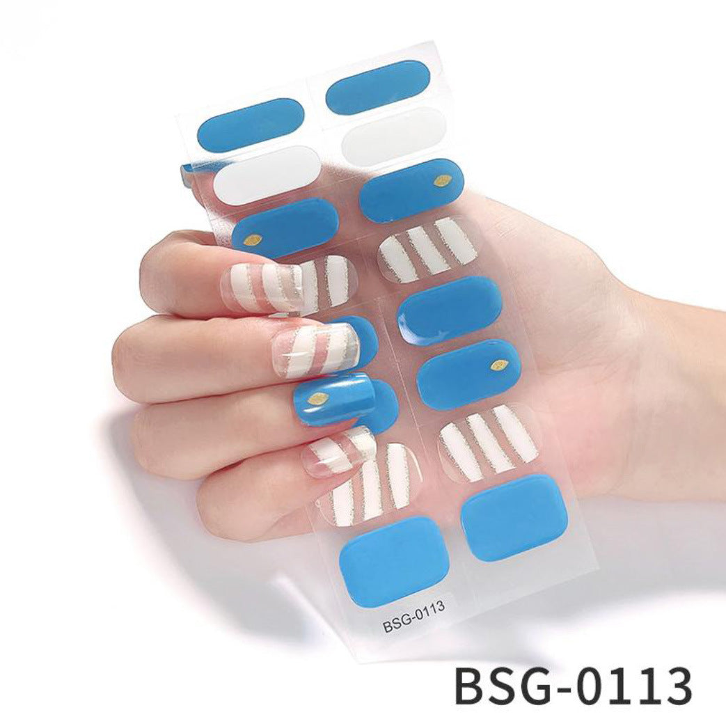 Ice Transparent Phototherapy Nail Gel Patch