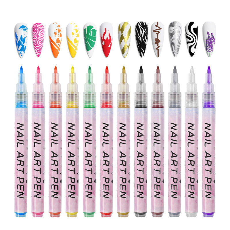 Nail Enhancement Acrylic Pigment Paint Pen DIY Modeling Cable