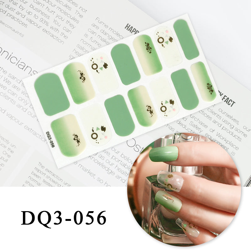 Nail Art Color Nail Stickers Simple Fashion