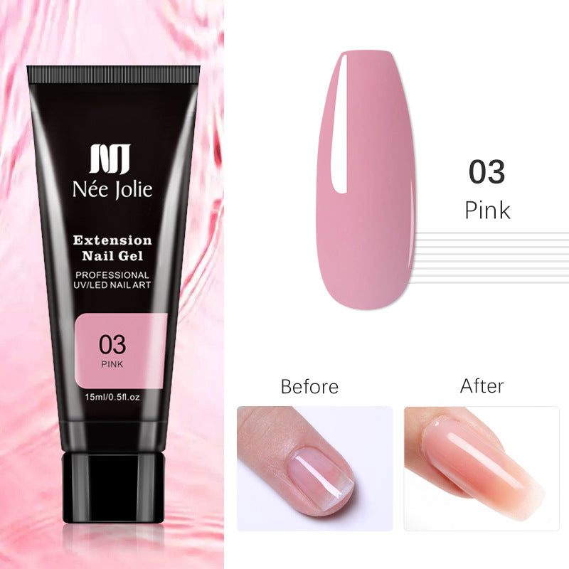 Nail Extension Glue 15ml Paperless Crystal Gel UV