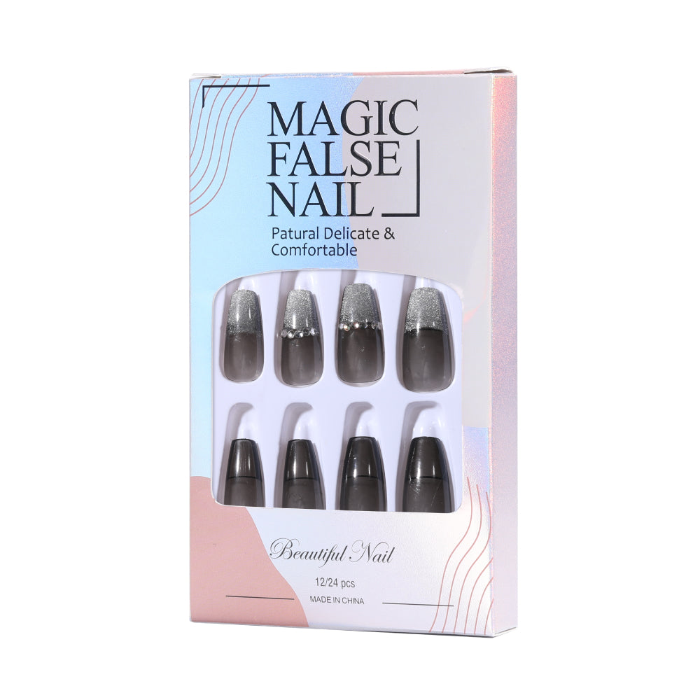 Fake Nail Patches Hand Wearing Art