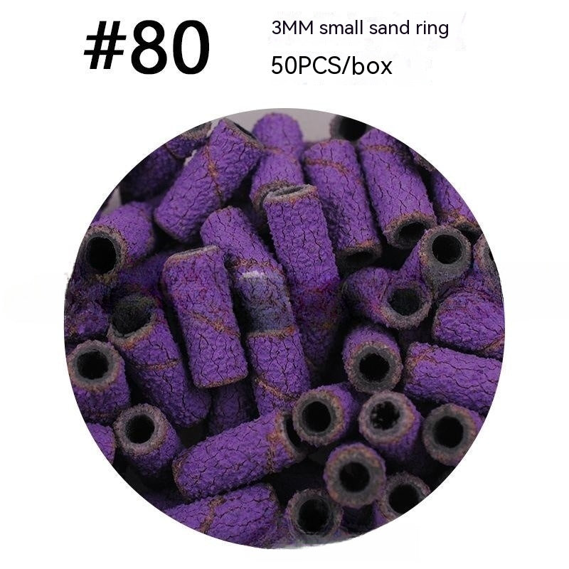3mm Color Mini Nail Polishing Exfoliating Sand Ring