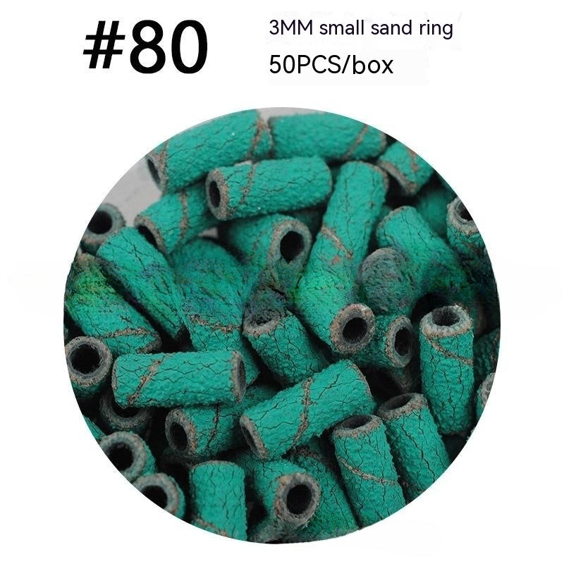 3mm Color Mini Nail Polishing Exfoliating Sand Ring