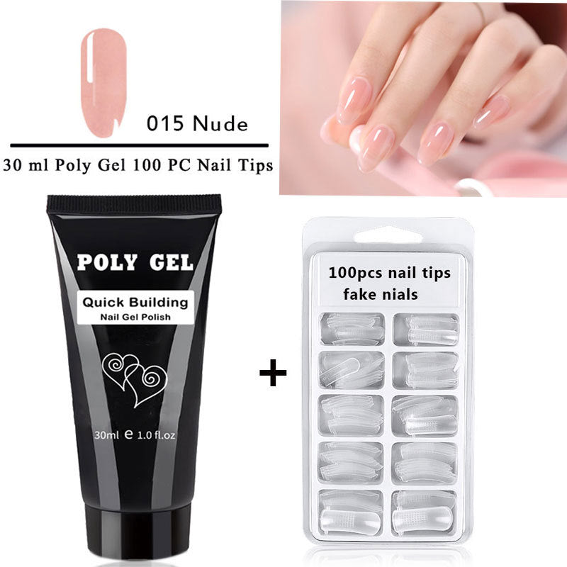 Phototherapy Crystal Extension Glue Plus Nail Mold Set