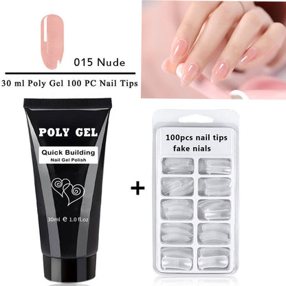 Phototherapy Crystal Extension Glue Plus Nail Mold Set