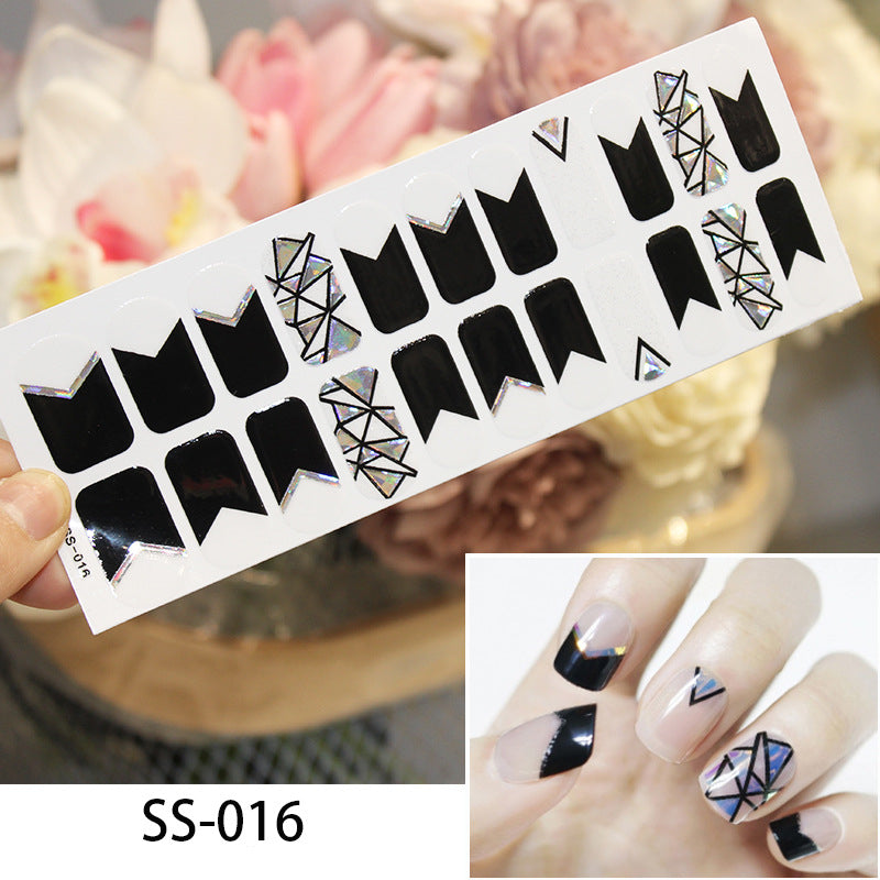 Laser Safe Waterproof Nail Glitter Sticker