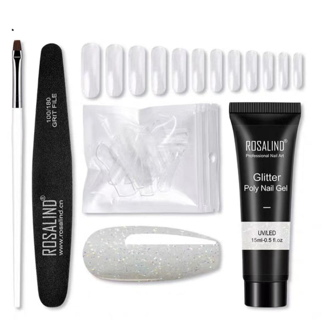 Extension Gel Polish Kit For Manicure Poly Nail Gel Set For