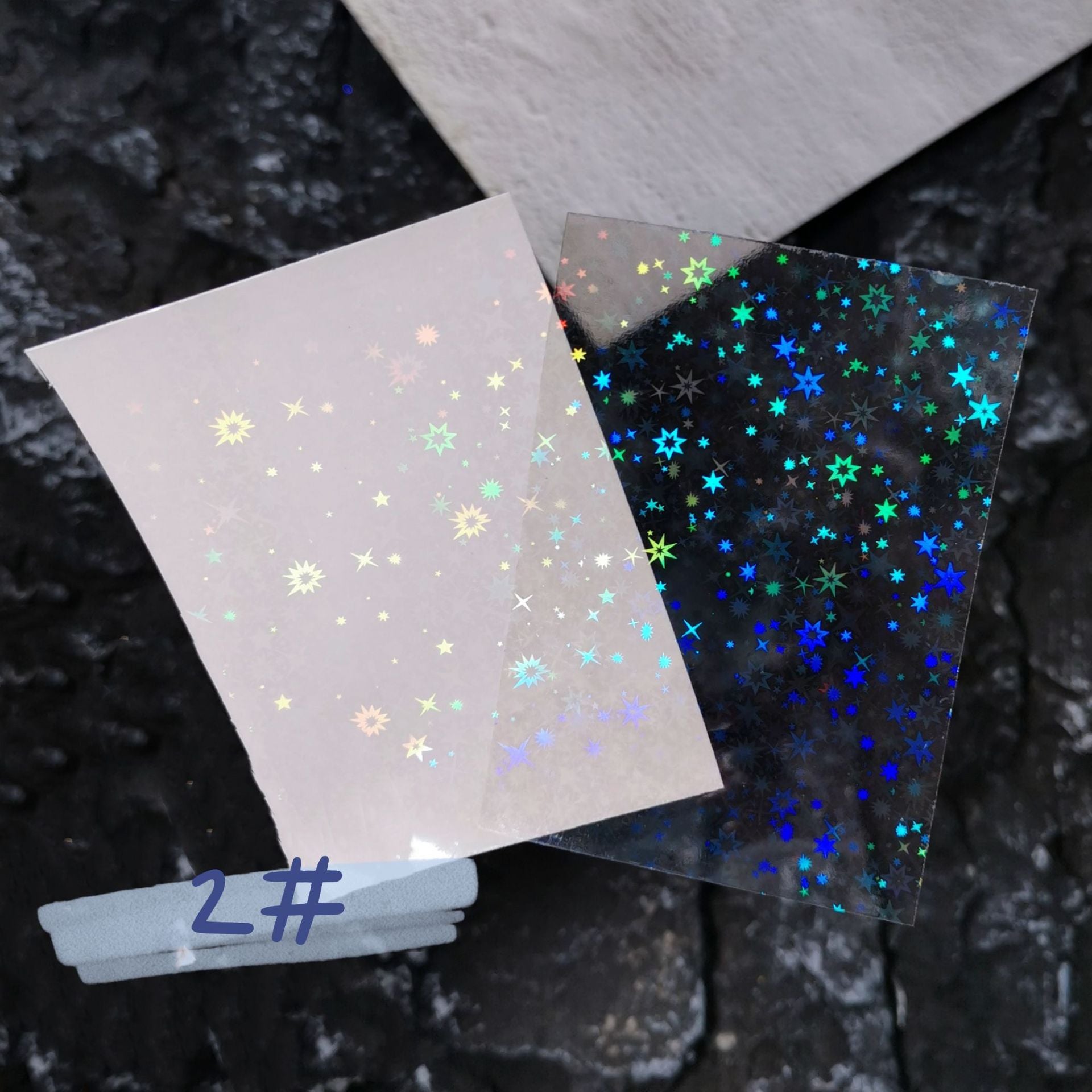 Fashion Simple Nail Art Love Laser Sticker