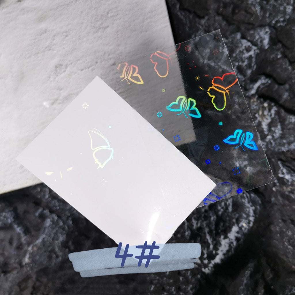 Fashion Simple Nail Art Love Laser Sticker