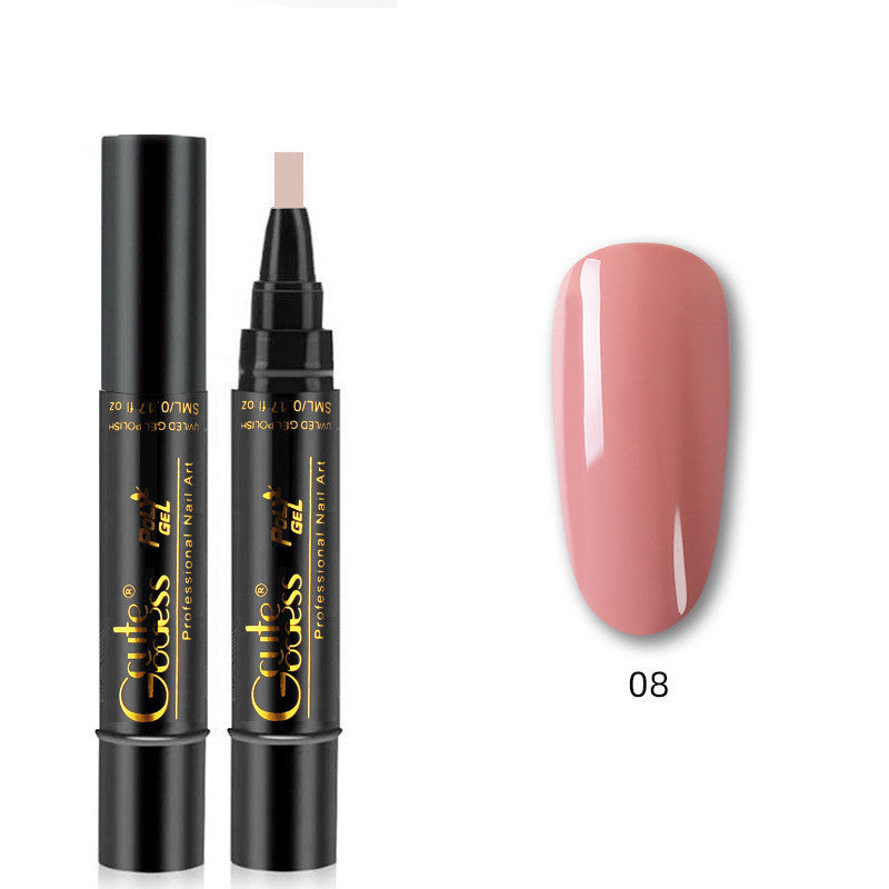 3-in-1 Nail Glue Pen Flash One-step Glue Phototherapy Plastic