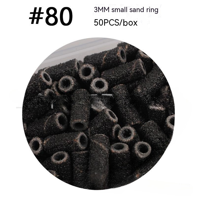 3mm Color Mini Nail Polishing Exfoliating Sand Ring