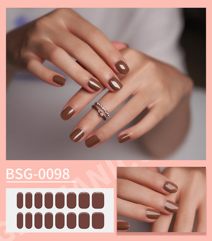 Semi-curing Gel Nail Sticker Gel Beauty